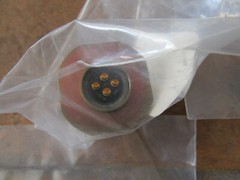 QTY=9 NEW Bendix LJT07T-13-4S Qty Bulkhead 4 Pin Connector