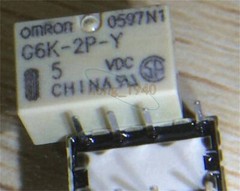 5PCS Omron 8Pins G6K-2P-Y 5VDC Relay NEW