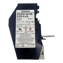Siemens 3UA5000-0E Overload Relay 0.25-0.4A 1S + 1Ö Pack of 5