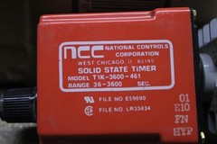 LOT OF 2 NCC SOLID STATE TIMER RELAY T1K-3600-461 36-3600 SECOND 120 VAC 10 AMP