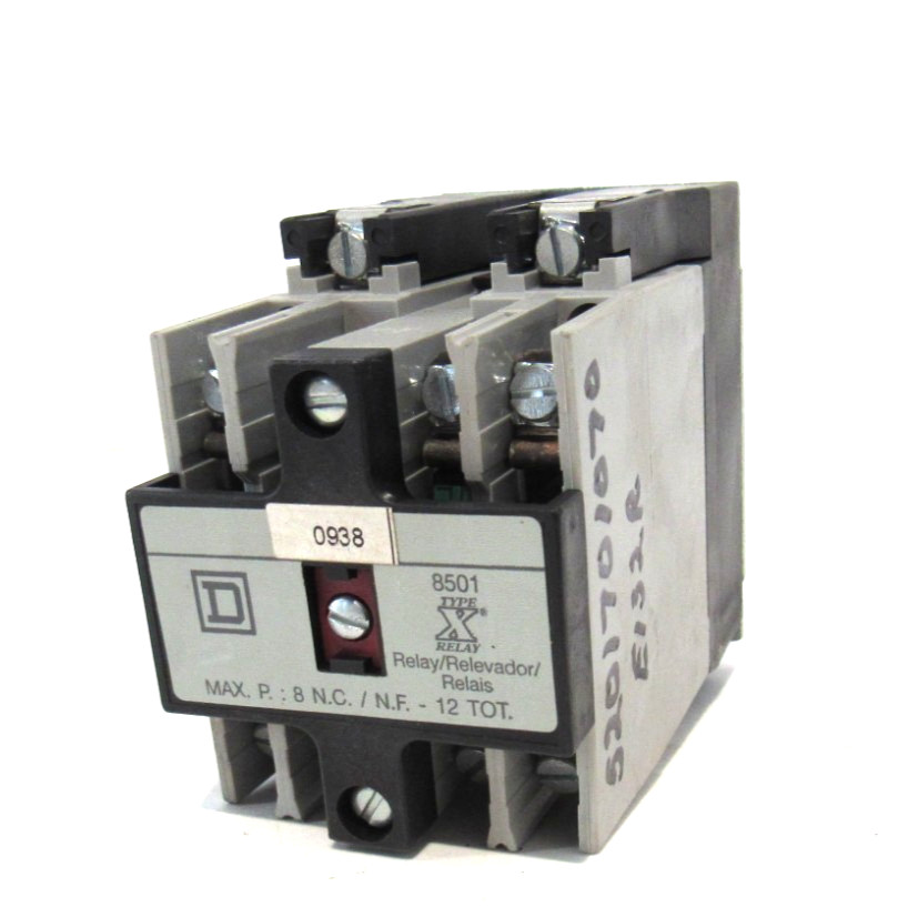 NEW SQUARE D 8501X020 CONTROL RELAY SER.A
