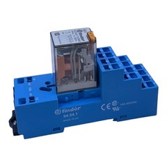Finder 55.34.8.110.0040 Socket Relay +94.54.1 250V 7A Relay Pack of 3