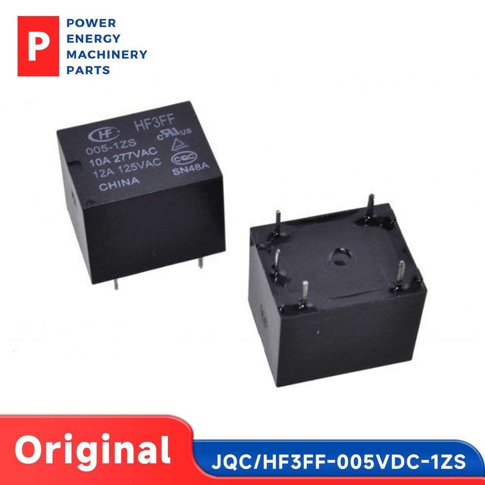 Original JQC-3FF-005 012 024 -1HS 1ZS Relay HF3FF 1HST 1ZST 10A 4/5Pin 5PCS