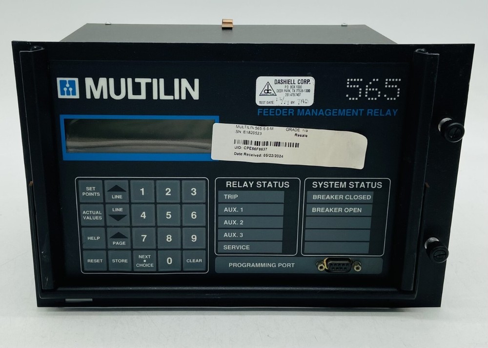 GE MULTILIN 565 565-5-5-M FEEDER MANAGEMENT RELAY *GRADE B*