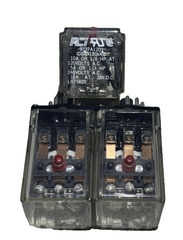 ACI 9737A1201 General Purpose Relay Coil LR75820 11-Pin Relay Lot of 3
