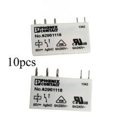 10 PC Brand NEW No.#2961118 Phoenix Contact Miniature Relay 5 Pins 60V 6A/250VAC