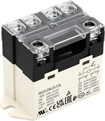 General Purpose Relay RGF2BU512L 25A 12VAC Coil 6Pin DPST NO LED Indicator