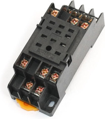 Relay 11-Pin 35Mm DIN Rail Power Socket Base PYF11A for HH53P