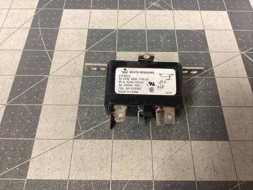 WHITE RODGERS ENCLOSED RELAY 90-293Q (LQS43Q)