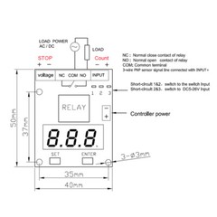 CT 1.1 Counter Controller Module Counter Kit Module Circuit Board 0~999 R9N4
