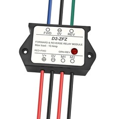 12V DC 10A Forward Reverse Relay Module for Motor Control with LED Indicator