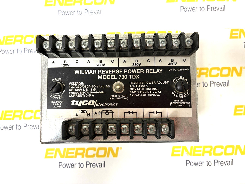 Wilmer 730 TDX Reverse Power Relay