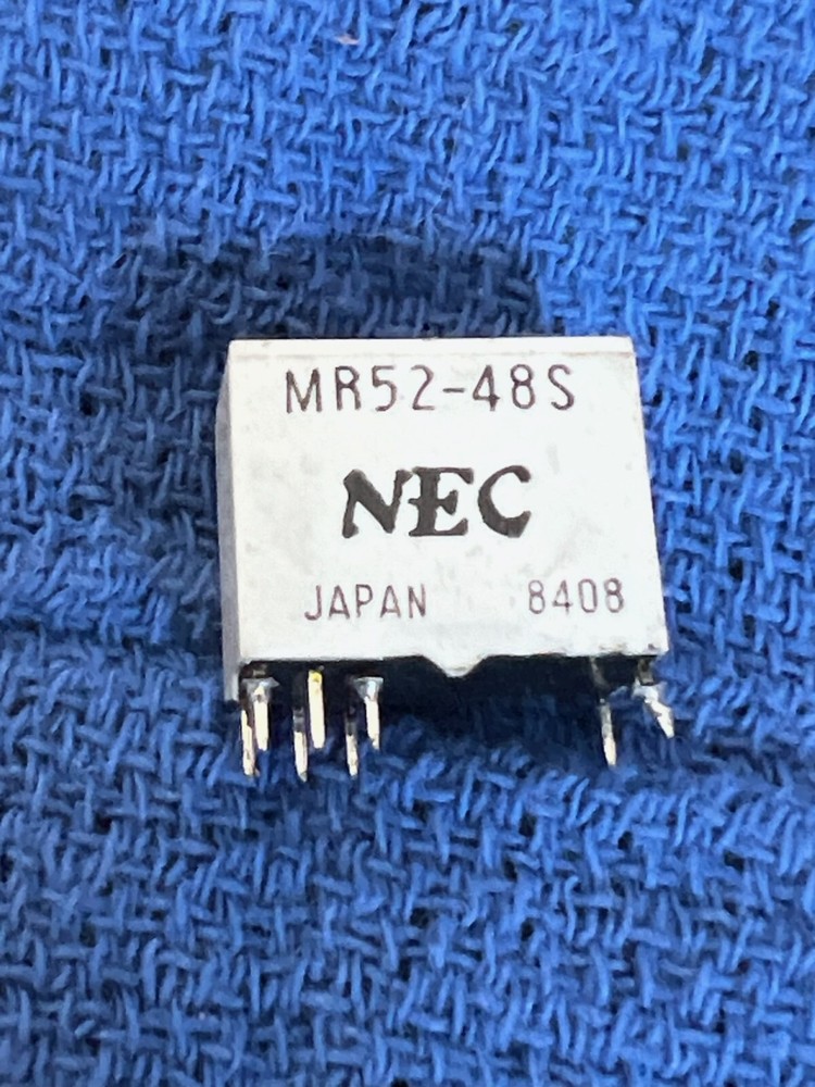 NOS NEC MR52-48S DPDT 48VDC 2 Form C dip relay
