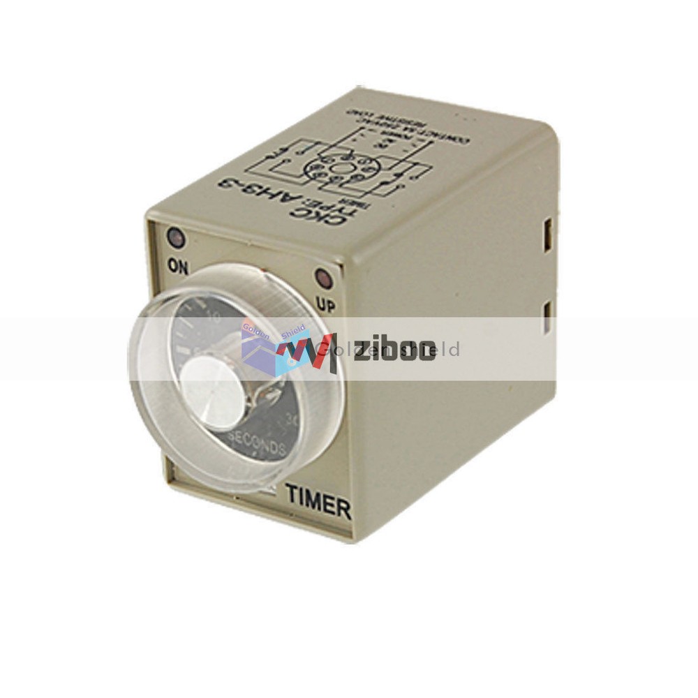 AH3-3 Power on Delay Timer Time Relay 0~30 Second DPDT 8 Pin AC 110V✦Kd