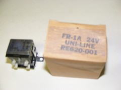 ROBERT SHAW / UNI-LINE RELAY RE620-001 FR-1A 24VAC