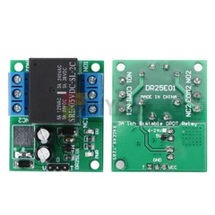 DC 5V Double Pole Double Throw DPDT Self-locking Bistable Relay Module 6V-24V
