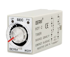 H3Y-2/-4 AC220V DC24V DC12V Power On Timer Time Delay Relay Socket Base 1s~60Min