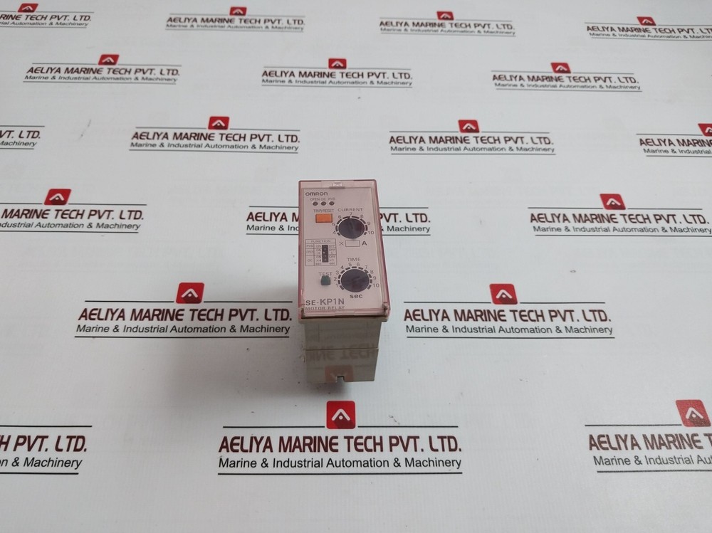 OMRON SE-KP1N Motor Protective Relay 1 – 10 Second Input 100 / 110 / 120 VAC