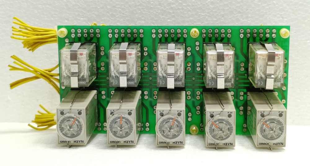 FTC TURBINE CONTROL TSQ-2600-D PCB Module OMRON H3YN-2 Timer & MY4N Relay