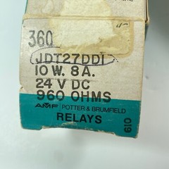 POTTER & BRUMFIELD JDT27DD1 RELAY