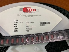 QTY-10 COTO 9800-0018 9800-0018TR Reed Relay 50 OHM 2.5V SMD New