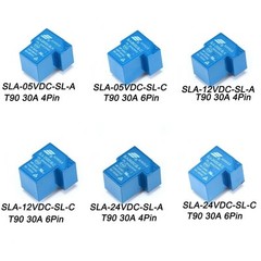 3V / 5V / 9V / 12V / 24V DC Various Mini Power Relays 4-Pin 5-Pin 6-Pin 8-Pin