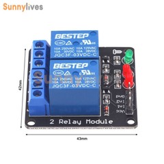 3V 3.3V 1/2/4Channel Relay Module Low Level Trigger Relay with LED Relay Output
