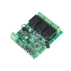 AC220V / DC7V-32V 10A 3CH Bluetooth WIFI Relay module supports RF 433Mhz Remote