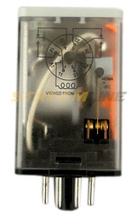 Siemens 3TX7112-1LF13 Ice Cube Relay, DPDT, 10 Amp, 277 V, 8-Pin Octal, Plug-In