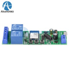 USB5V / DC7-32V 2 Channel WIFI Remote Control Relay Switch Module 433MHZ 3 Mode