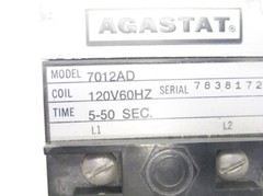 AGASTAT 7012AD 120V 5-50S UNMP
