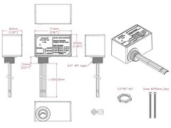 SPDT 10Amp Power Relay Module, Plastic Enclosure and Pre-Wired (AC/DC 12V)