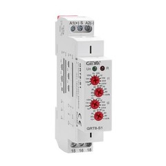 Asymmetric Cycle Timer 1SPDT Relay 16A AC/DC 12V-240V DIN Rail Mount LED