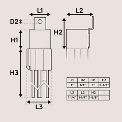 6 Pack BOSCH STYLE 5 PIN 12V Relay Kit ,12 Volt Automotive Relays for Auto Fan