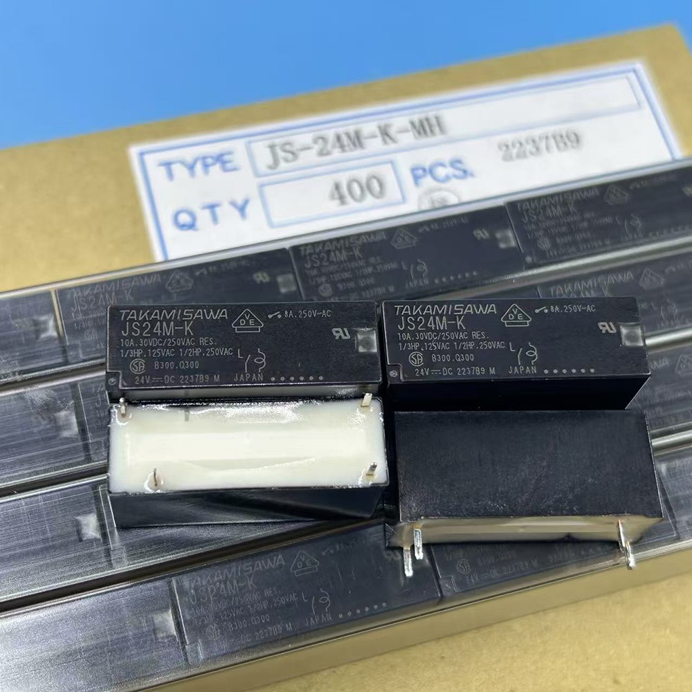 1piece TAKAMISAWA JS24M-K Signal Relay 10A 4Pin