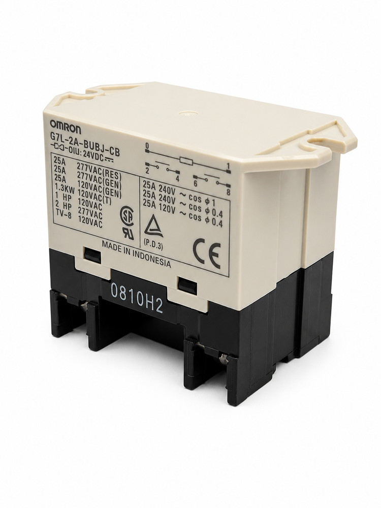 Omron G7L-2A-BUBJ-CB 24VDC Power Relay DPST-NO 25A General Purpose New Open Box