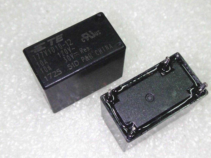 50pcs T77V1D10-12 4pin 10A Relay