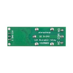 6-24V Flip-Flop Latch Relay Bistable Self-locking Low Pulse Trigger Relay Module