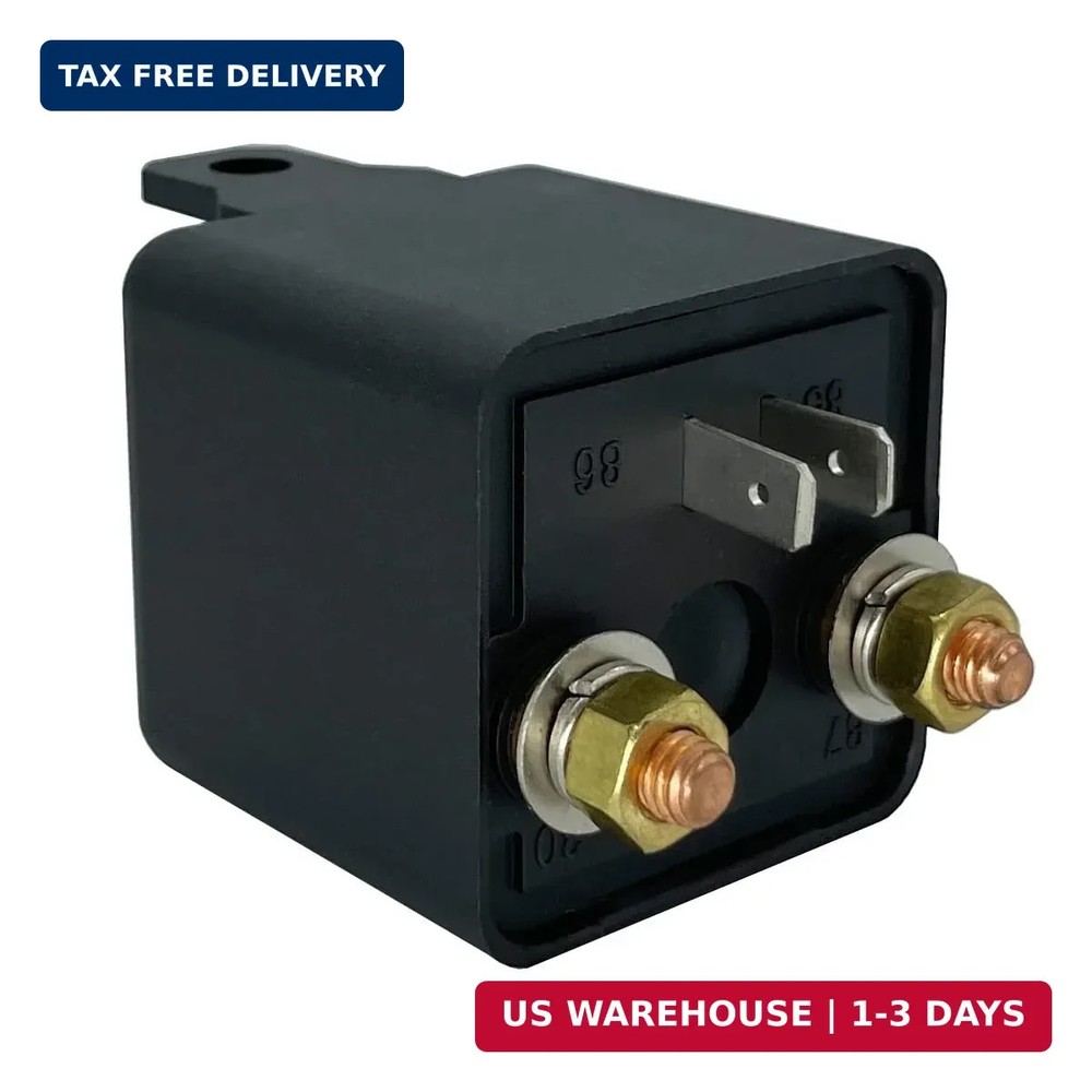 Relay 200A, 12V Continuous Duty SPST 4-pin High Power Relay
