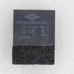 NTE Electronics Power Relay R25-11D10-24, 10A, 277VAC