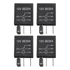 Long Lasting Multi Purpose Power Relay Perfect for Fuel Pump 5 Pin 14 PCS