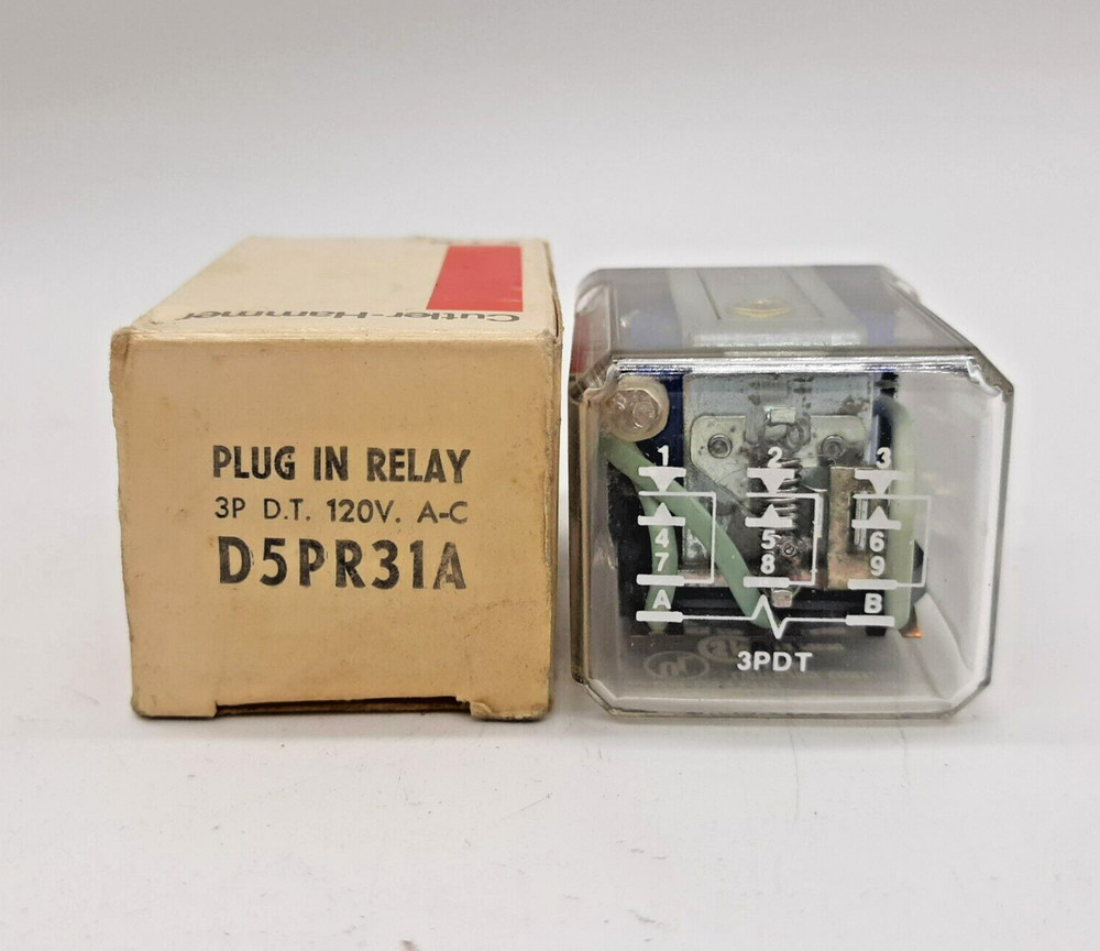 Eaton Cutler-Hammer D5PR31A 120V Relay