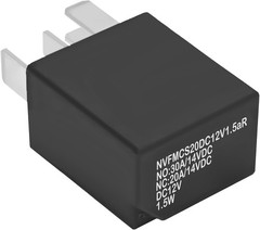 12V Automotive Power Relay Pack of 2 25A 5-Pin Compatible With Vehicles