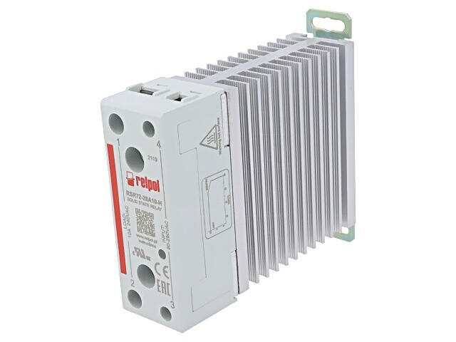 RSR72-28A10-H Relay: Semiconductor VAT Tax: 90-280VAC 10A 24-280VAC -30-80°C …