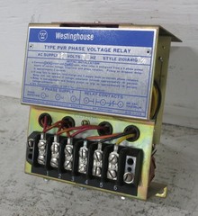 Westinghouse 2101A41G04 Type PVR Phase Voltage Relay 480V