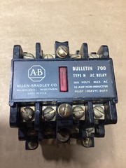 ALLEN-BRADLEY 700-N800A1 SER.B AC RELAY TYPE N #101M90*CO