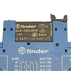 (LOT OF 2) FINDER RELAY SOCKET 34.51.7024.0010 (NEW)