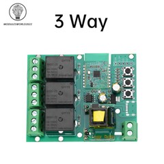 AC220V 1/2/3 Channel WIFI Smart Switch Relay Module Jog Self Locking Interlock