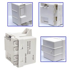 1PCS RVA2ALKL Control Box, 35A Well Pump Relay, 230V, Auto, Panel Mount, Silver