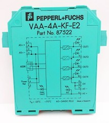 Pepperl+Fuchs VAA-4A-KF-E2 VAA4AKFE2 87522 AS-Interface -used-